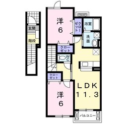 グレイスアべニューＳ・ＫⅠの物件間取画像